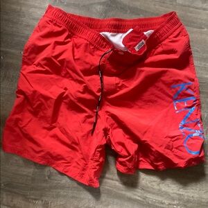 Kenzo Red Swim Trunks Quick-Drying Elastic Waist